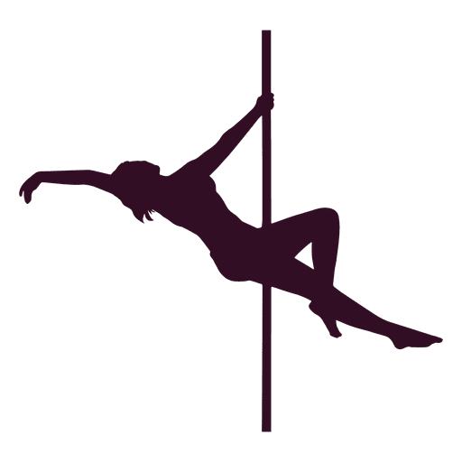 Woman Performing Pole Dance Silhouette 512x512 Woman Performing Pole Dance Silhouette