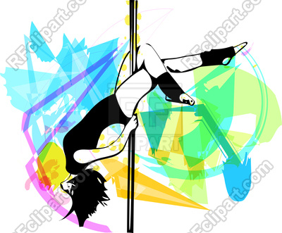 Young Pole Dance Woman Illustration On Abstract Background Vector 400x331 Young Pole Dance Woman Illustration On Abstract Background Vector