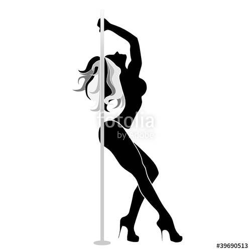 Pole Dancer Vectorial Silhouette Stock Image And Royalty Free 500x500 Pole Dancer Vectorial Silhouette Stock Image And Royalty Free