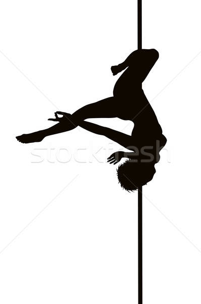 Pole Dancer Vector Illustration Vadimmmus 398x600 Pole Dancer Vector Illustration Vadimmmus