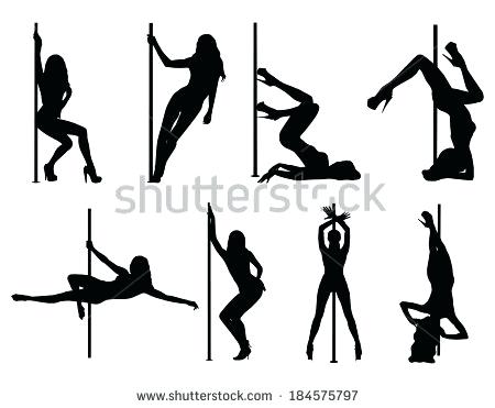 Pole Dance Silhouette 450x371 Pole Dance Silhouette