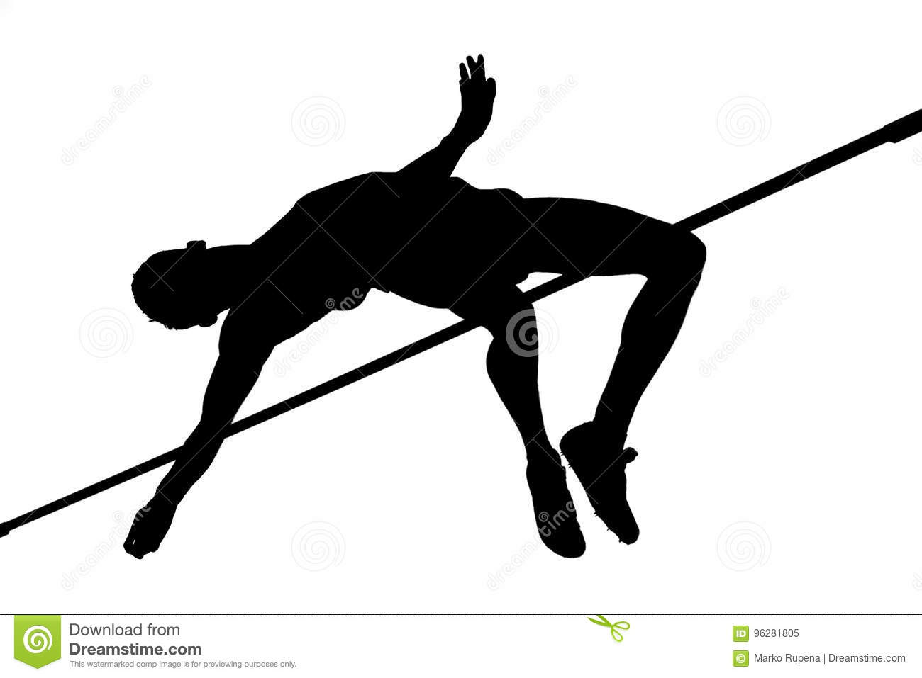 1300x957 Huge Collection Of 'pole Vault Silhouette' Download More Than