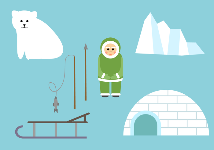 700x490 Free North Pole Vector