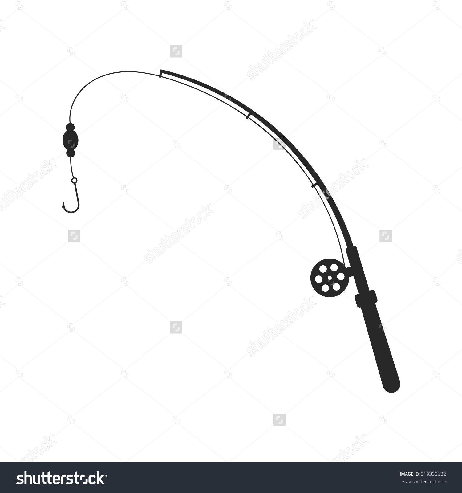 1500x1600 Top Bent Fishing Pole Graphics Vector Free Free Vector Art