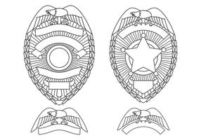 286x200 Police Badge Free Vector Art