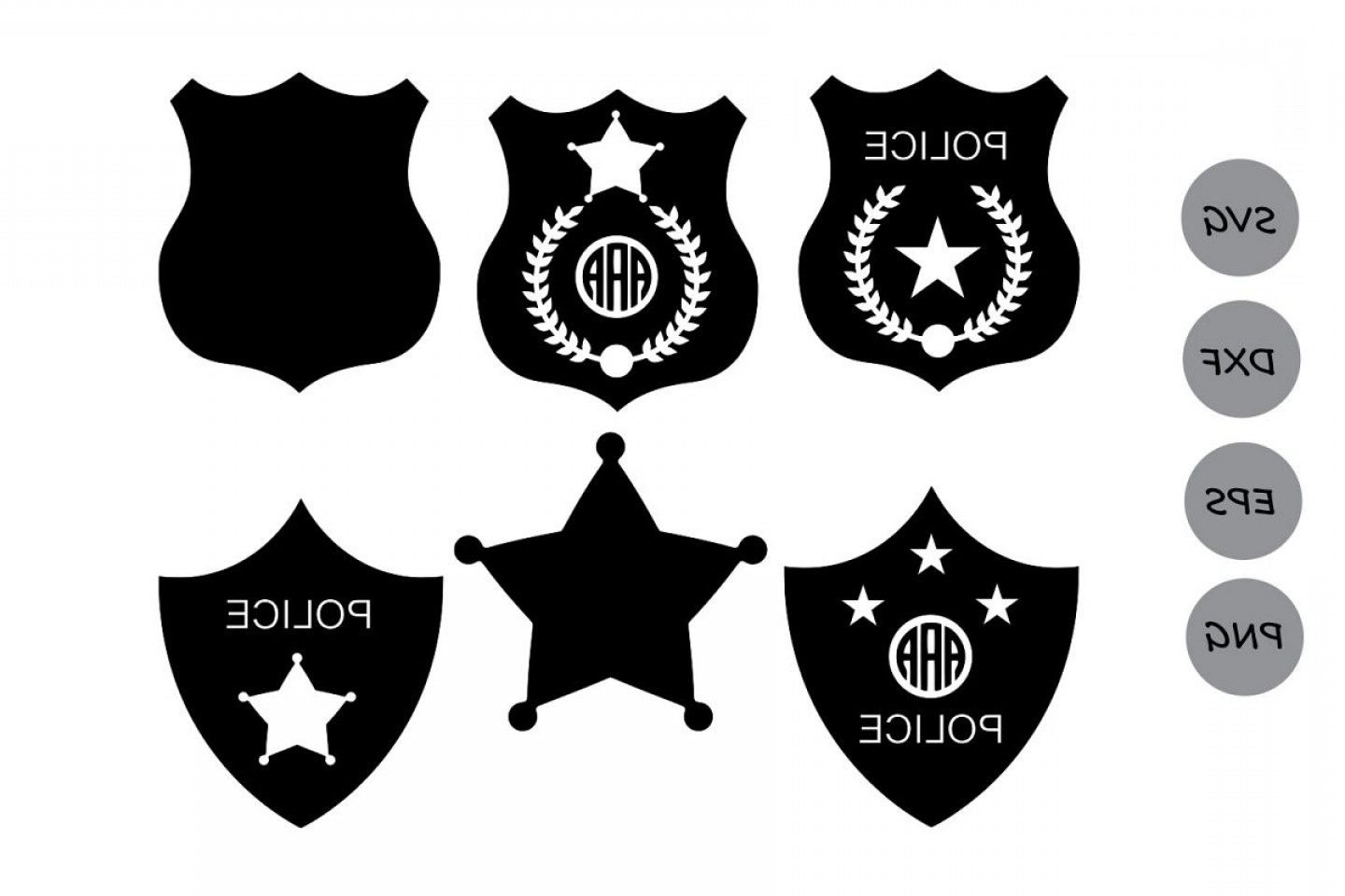 1440x960 Police Badge Vector Clip Art Hoodamathrun