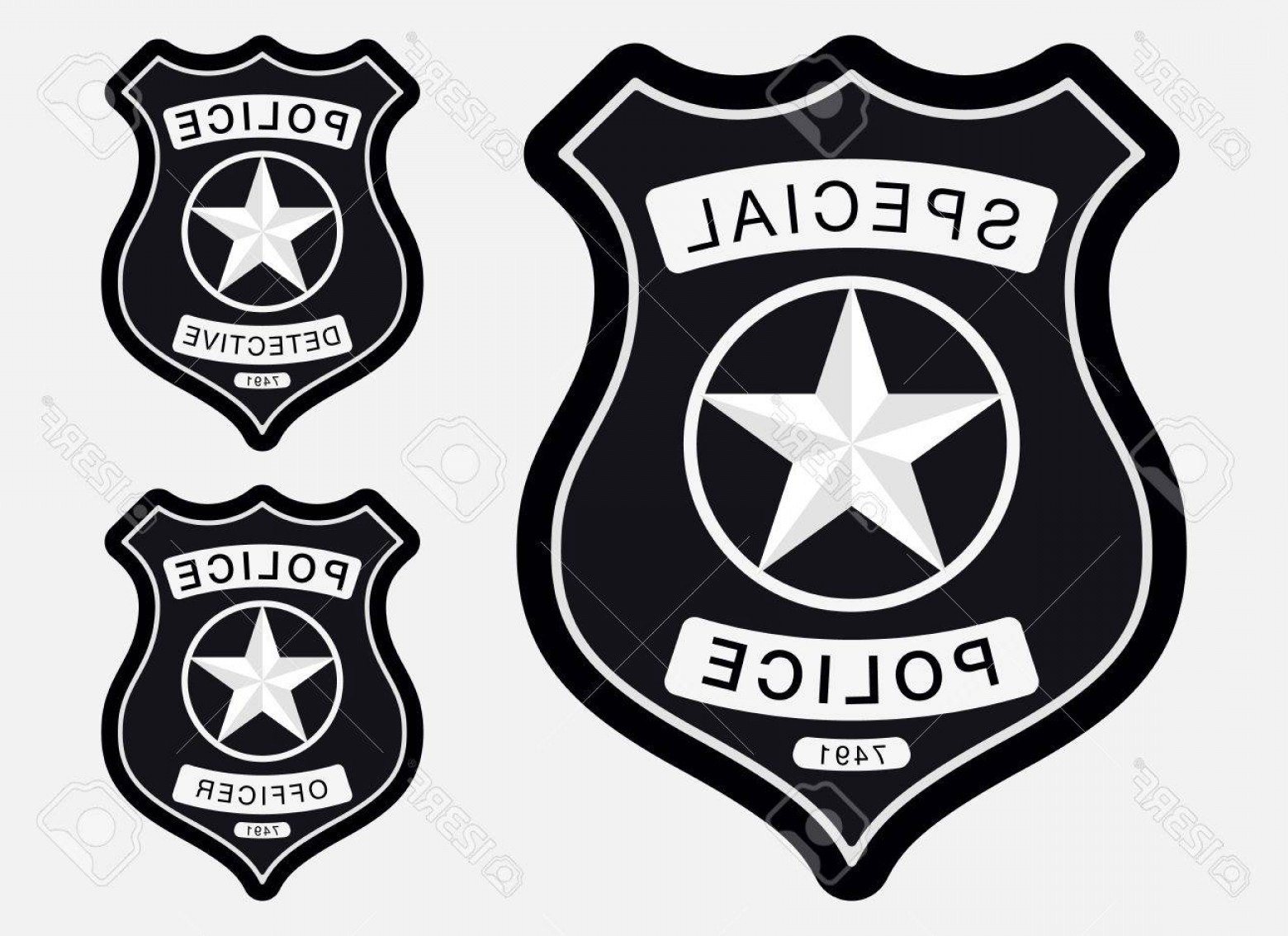 1560x1134 Police Officer Badge Vector Hoodamath