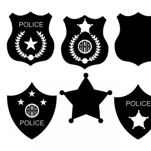 300x300 Iomoihwhite Police Badge Png Police Station Icon Png Lamaison