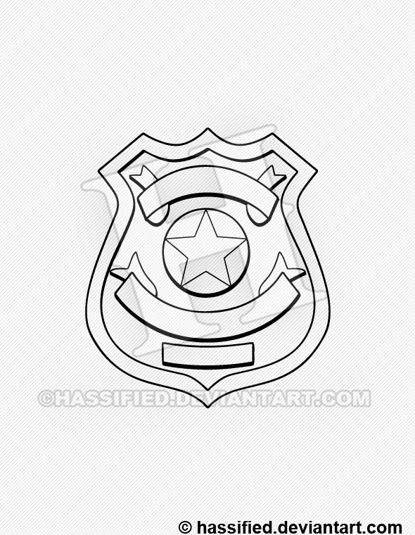590x760 Police Badge