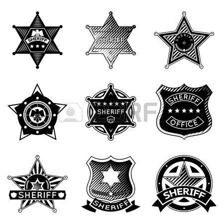 450x450 Police Badge Clipart Black And White Vector Png Files, Free Clip