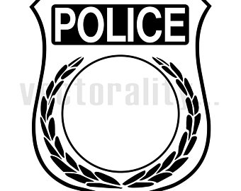 340x270 Vector Police Badge Etsy
