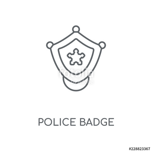 500x500 Police Badge Icon Stock Image And Royalty Free Vector