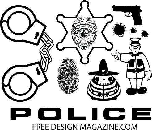 492x422 Police Vectors Free Vector In Adobe Illustrator