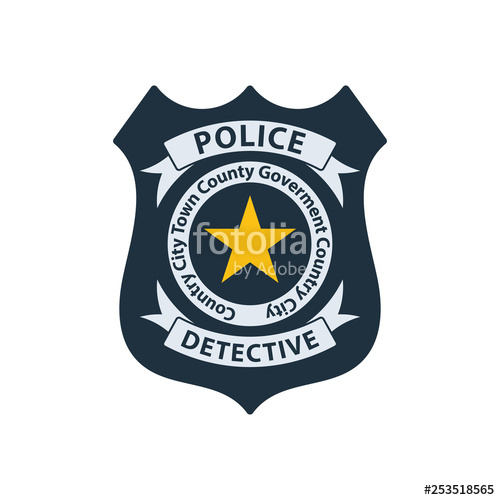 Police Badge Vector Free Download at Vectorified.com | Collection of ...