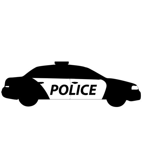 490x490 Police Car Vector