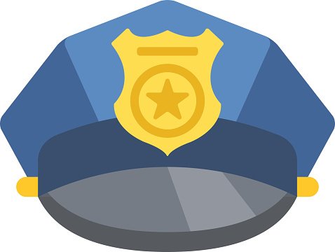 Police Peaked Vector Police Hat Icon Premium Clipart 478x360 Police Peaked Vector Police Hat Icon Premium Clipart