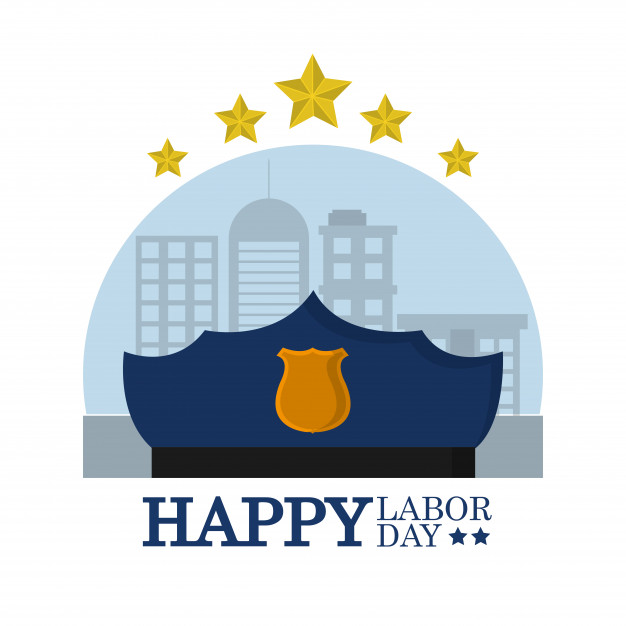 626x626 Police Hat With Stars