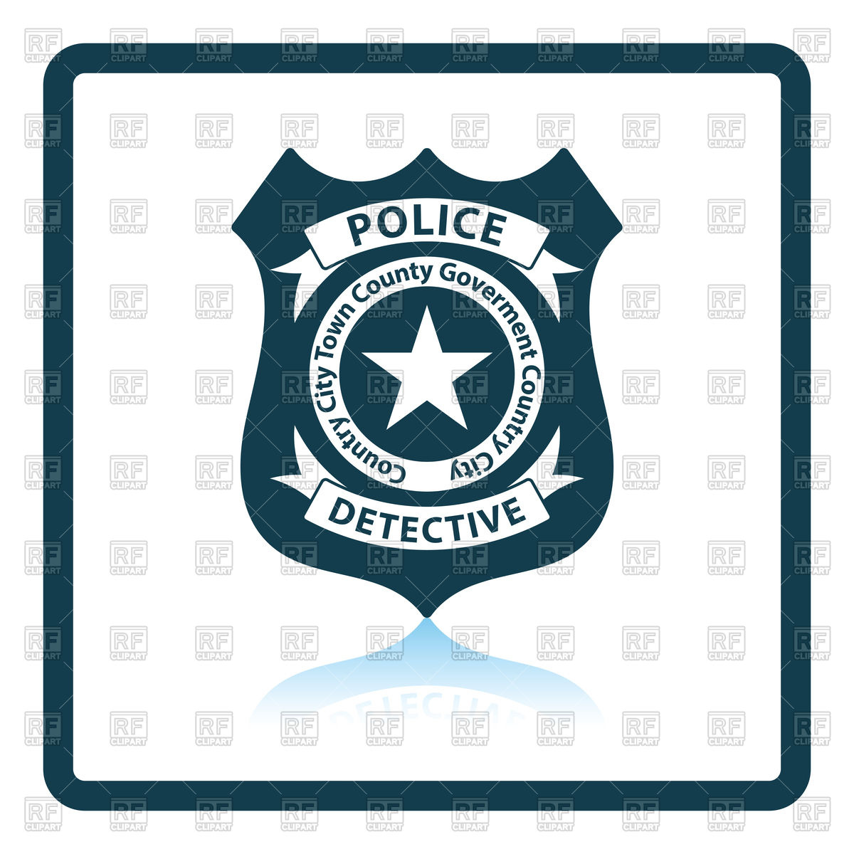 1200x1200 Police Badge Icon Vector Image Of Signs, Symbols, Maps Angelp