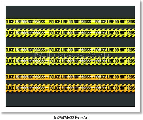 560x470 Free Art Print Of Vector Police Line Do Not Cross Tape Vector