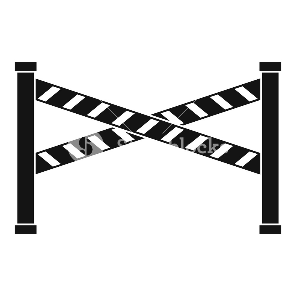 1000x1000 Police Line Icon Simple Illustration Of Police Line Vector Icon