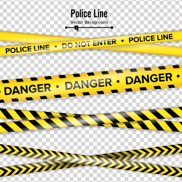 626x626 Police Line Vector Vector Free Download
