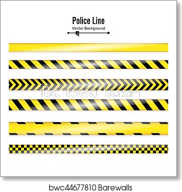 362x382 Yellow With Black Police Line Danger Security Quarantine Tapes