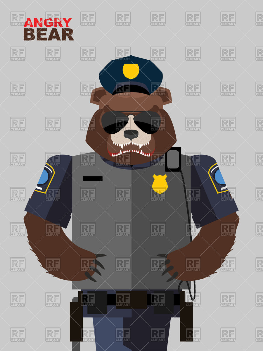 Police Man Vector