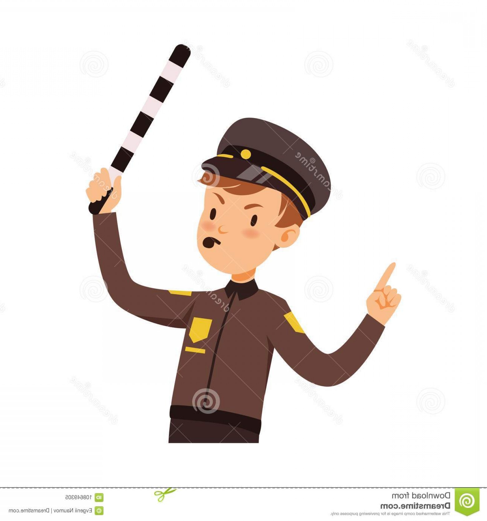 1560x1668 Police Officer Character Managing Road Traffic Traffic Policeman