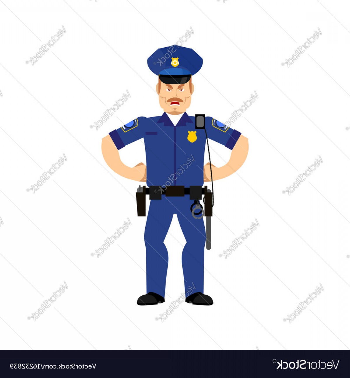 1200x1296 Policeman Vector Handandbeak