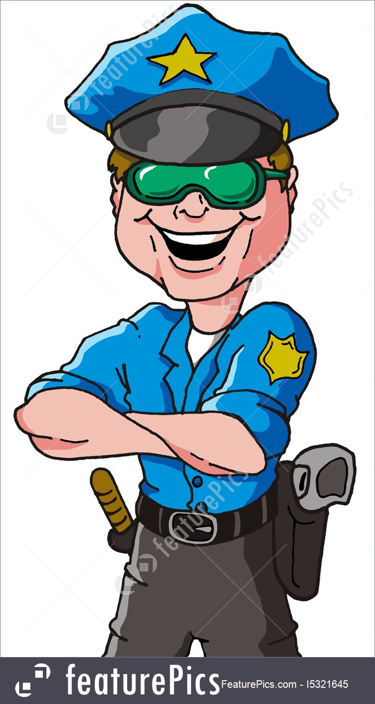 743x1392 Policeman Vector