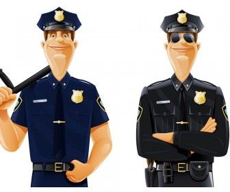 336x280 Policeman Vector Clipart Resources Vectors Vector Clipart