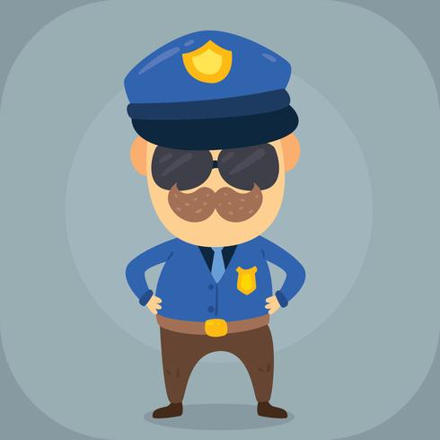 490x490 Cartoon Police Officer Vector Stock Images