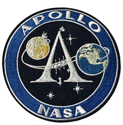 425x432 Apollo Nasa Embroidered Patch Iron On Or Sew