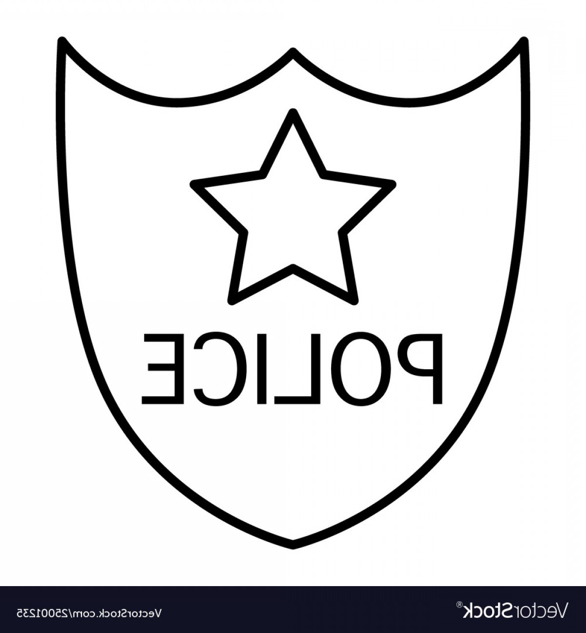 1200x1296 Police Officer Badge Vector Hoodamath