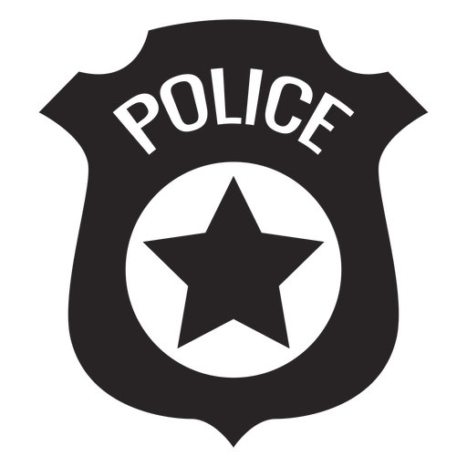 512x512 Badge Police Silhouette
