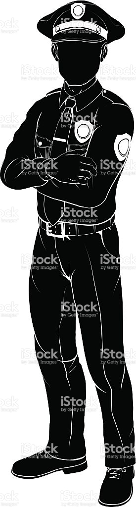 275x1024 Silhouette Free Clipart Police Officer Free Cliparts Download