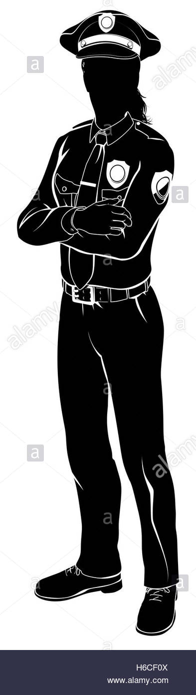 393x1390 Collection Of 'law Enforcement Silhouette' Download More Than