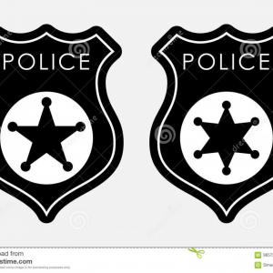 300x300 Police Support Star Badge Flag Vector Hoodamathrun
