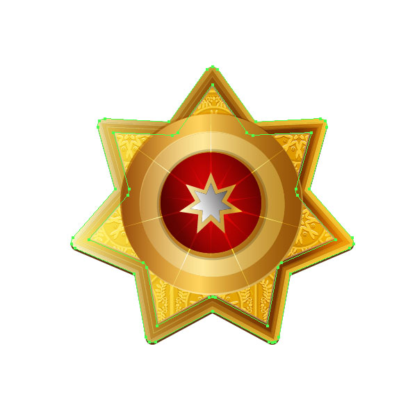 600x600 Create A Stylized Vector Police Badge With Metal And Leather