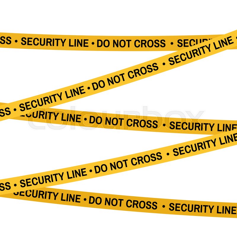 800x800 Crime Scene Yellow Tape, Police Line Stock Vector Colourbox