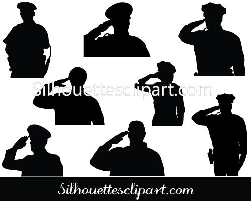 500x400 Police Silhouette Vector Graphics General Vector Graphics