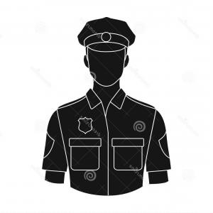 300x300 Vector Illustration Of Single Police Car Icon Image Soidergi