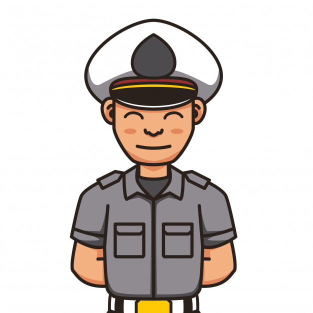 626x626 Nice Police Vector Premium Download