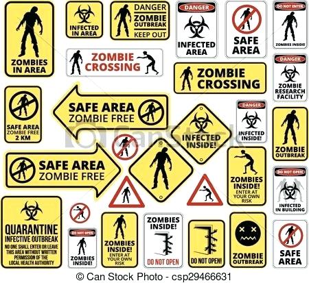 Quarantine Signs Zombie Vector Polio Stephanielahart 450x413 Quarantine Signs Zombie Vector Polio Stephanielahart