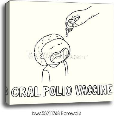 Vector Set Of Oral Polio Vaccine, Canvas Print Barewalls Posters 382x390 Vector Set Of Oral Polio Vaccine, Canvas Print Barewalls Posters
