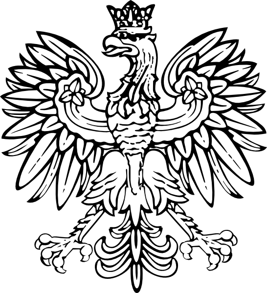 546x599 Poland Designs Polish Eagle Clip Art