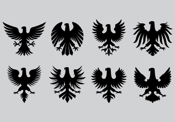 700x490 Set Of Polish Eagle Icons
