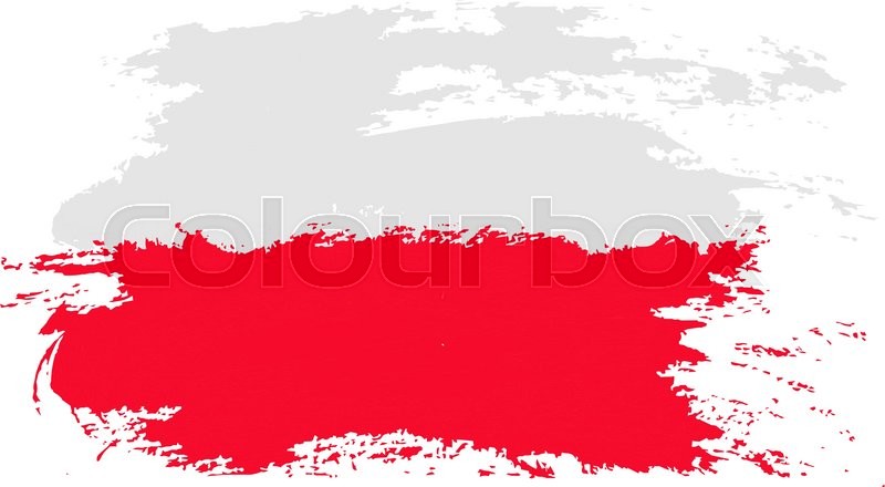 800x440 Poland Flag Painted