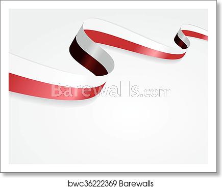 435x370 Polish Flag Background Vector Illustration, Art Print Barewalls