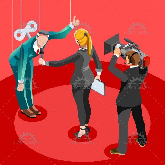 Election News Infographic Politics Vector Isometric People 690x690 Election News Infographic Politics Vector Isometric People